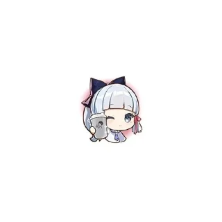🌟 emoji Чиби Аяка @puplyaloe Telegram sticker 6 of 18