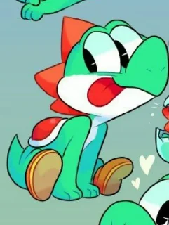 😉 emoji Yoshi Telegram sticker 9 of 17