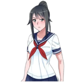 ❤ emoji Ayano Aishi Telegram sticker 18 of 20