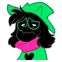 😢 emoji Ralsei Telegram sticker 7 of 26