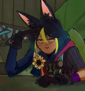 😖 emoji Tighnari 💚 Telegram sticker 14 of 61
