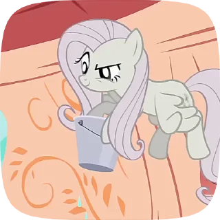 🌟 emoji Fluttershy : by RAT(Полиночка) Telegram sticker 24 of 52