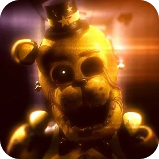🤘 emoji Golden Freddy • @Earth928B Telegram sticker 14 of 50