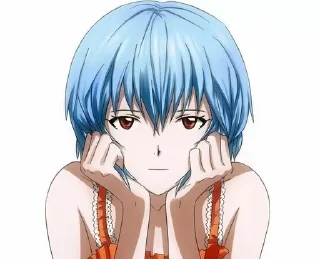 😐 emoji аянами. Telegram sticker 12 of 27