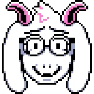🥲 emoji Light Ralsei Pack (part 2/2) Telegram sticker 23 of 107