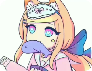 🌟 emoji ✧ Gacha life funny ✧ Telegram sticker 10 of 50