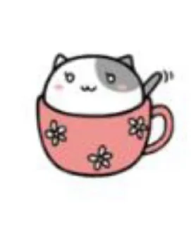 🌟 emoji Кошки чашки Telegram sticker 15 of 15