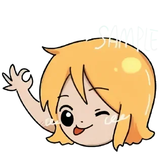 ✋ emoji Nami Telegram sticker 7 of 106