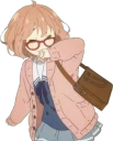 😖 emoji kyoukai no kanata Telegram sticker 9 of 42