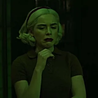 🥴 emoji SABRINA SPELLMAN СAOS Telegram sticker 7 of 91