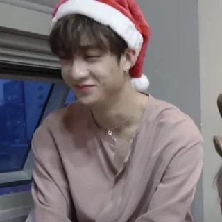 🎅 emoji bang chan ::0697 🐺 Telegram sticker 14 of 36