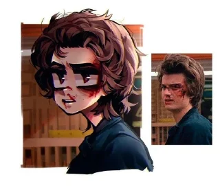 💍 emoji Steve harington 💍 Telegram sticker 10 of 15