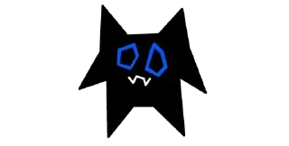 🔳 emoji black cats 🔳 @unhomee_st. Telegram sticker 17 of 30