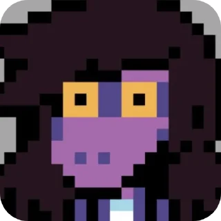 🪓 emoji 🪓Susie🪓 @UndertaleDeltaruneStickersArts Telegram sticker 10 of 37