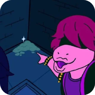 🪓 emoji 🪓Susie🪓 @UndertaleDeltaruneStickersArts Telegram sticker 19 of 37