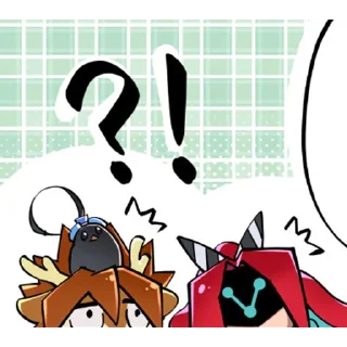 ⁉️ emoji Фурри кафе Telegram sticker 14 of 31