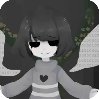 🔥 emoji Core!Frisk @UndertaleDeltaruneStickersArts Telegram sticker 18 of 94