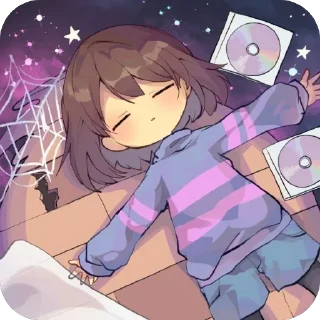 ❤ emoji ❤️Frisk❤️ @UndertaleDeltaruneS Telegram sticker 10 of 60