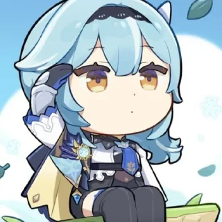 ⛄️ emoji `Эола @genshinbyevico Telegram sticker 18 of 23