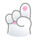 ☝️ emoji Oliver cat ♡ @phant0mbody Telegram sticker 14 of 40
