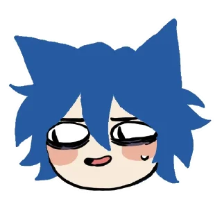 😰 emoji catboi @this_is_sticker_party Telegram sticker 2 of 45