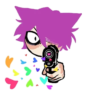 🔫 emoji catboi @this_is_sticker_party Telegram sticker 1 of 45
