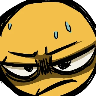 😑 emoji Cursed emoji by Blaiz Telegram sticker 24 of 63