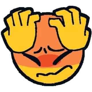 😖 emoji Cursed emoji by Blaiz Telegram sticker 15 of 63