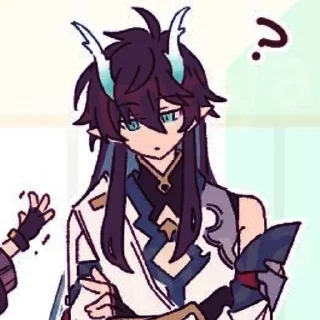 🌟 emoji ||Dan Heng/Пожиратель сердец Telegram sticker 14 of 30
