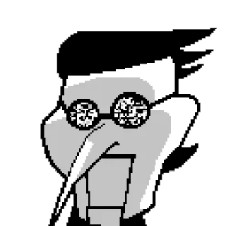 😞 emoji Спамтон [BIH SHOT] ТГК: @sticker_deltarune Telegram sticker 10 of 29