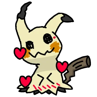 🥰 emoji Mimikyu special Telegram sticker 11 of 20