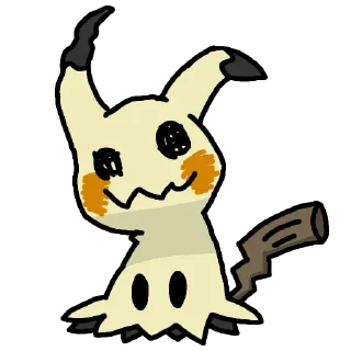 Sticker from Mimikyu special