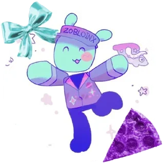🍕 emoji Elliott alien @momOfArc Telegram sticker 22 of 60