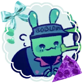 🍕 emoji Elliott alien @momOfArc Telegram sticker 12 of 60