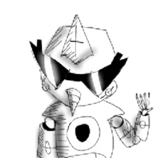 😎 emoji 7д Манга Telegram sticker 6 of 7