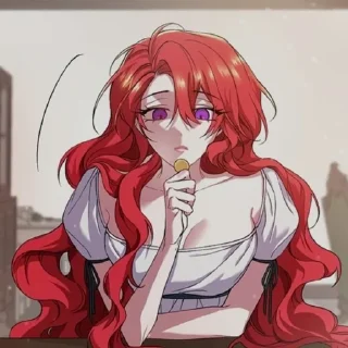🍷 emoji Кэрон Хайер Telegram sticker 22 of 37