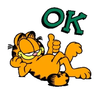 🙆‍♀️ emoji Garfield Telegram sticker 24 of 48
