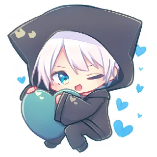 🥰 emoji Котик Паркер @nyasticks Telegram sticker 10 of 17