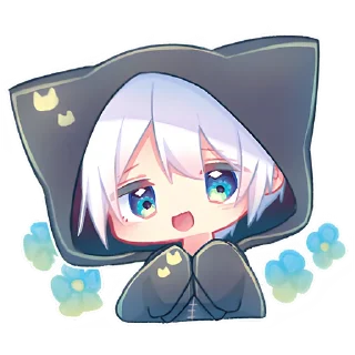 😳 emoji Котик Паркер 2 @nyasticks Telegram sticker 11 of 17