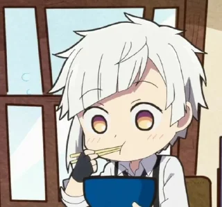 🍜 emoji 1000 и 1 вид Ацуши by @artlais Telegram sticker 16 of 60
