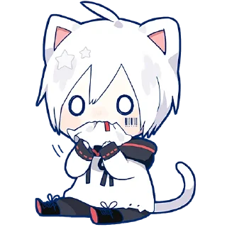 😱 emoji Мафу-котик 2 @Nyasticks Telegram sticker 21 of 41