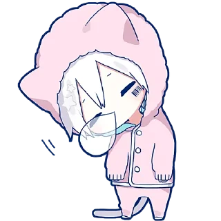 😪 emoji Мафу-котик 2 @Nyasticks Telegram sticker 17 of 41