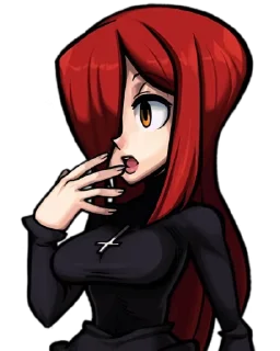 💄 emoji 𓍼 | Parasoul Renoir Telegram sticker 11 of 105