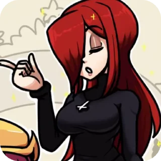 💄 emoji 𓍼 | Parasoul Renoir Telegram sticker 10 of 105