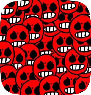 😡 emoji Мега супер крутые стикеры Telegram sticker 23 of 50