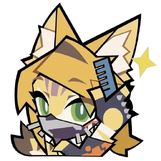 🐯 emoji ⋆˙⟡ CHIBI .ᐟ .ᐟ @zzzstickers Telegram sticker 13 of 104