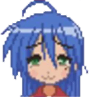 😏 emoji KONATA IZUMI Telegram sticker 5 of 15
