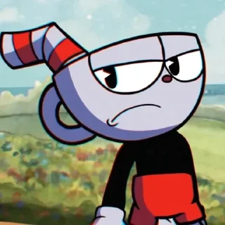 🆙 emoji CupheadFNF Telegram sticker 15 of 54