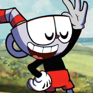 🆙 emoji CupheadFNF Telegram sticker 21 of 54