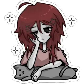 💢 emoji викуся под мефедрончикомм | @ho Telegram sticker 6 of 27